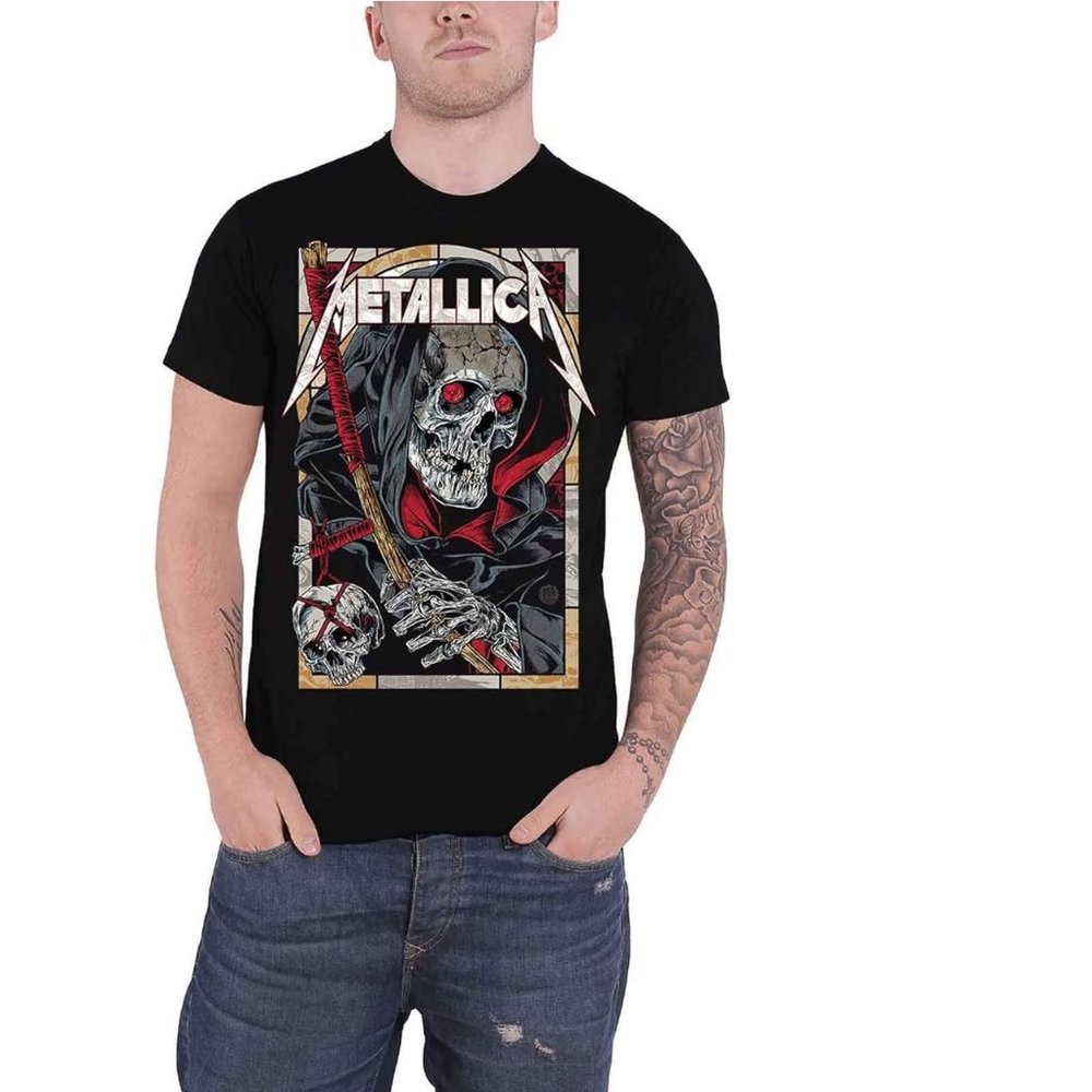 Metallica Death Reaper metal rock Official T-Shirt L NWT